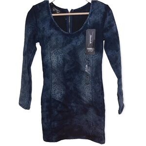 NWT THRILL Blue Dress